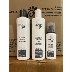 Nioxin System 2: Cleanser Shampoo, Scalp Therapy Conditioner, Hair Treatment